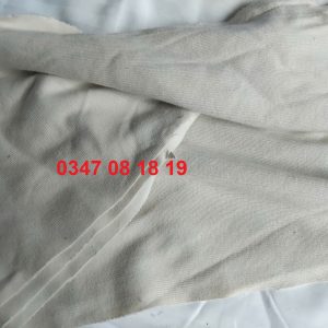 Vải Lau Trắng Poly Không Bụi Không Xù Lông