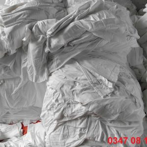 Vải Lau Trắng Poly Thấm Hút Tốt